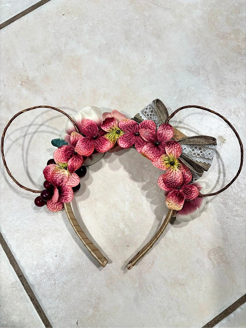 Minnie Ears- Wine themed